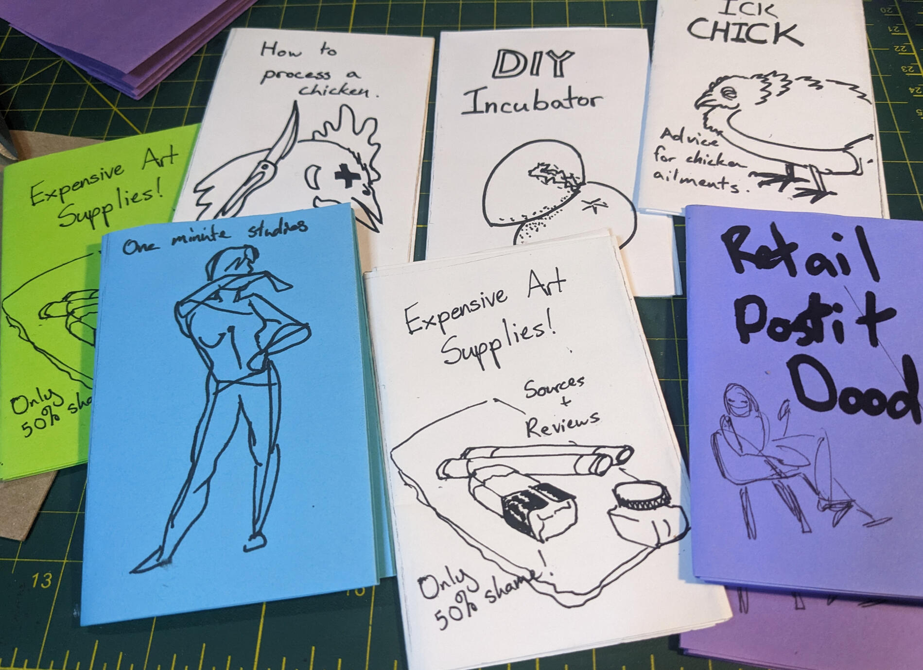 Mini zines!