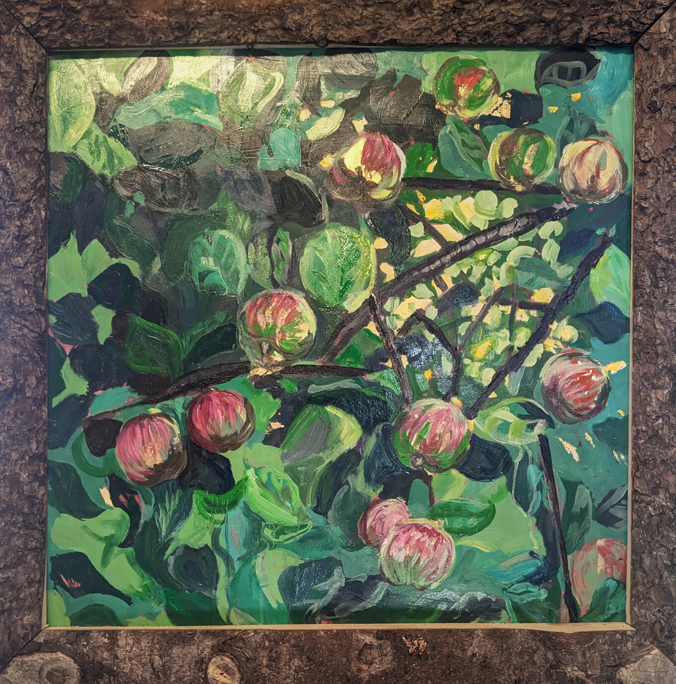 Cider view, oil on panel